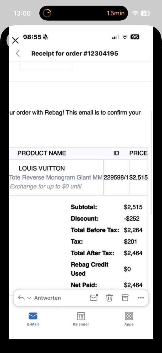 Louis Vuitton Sacs femmes: Louis Vuitton OnTheGo MM Reverse Monogram Giant – D'occasion à Winterthur par Secuador 8