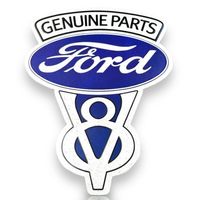 Ford Schild V 8 Retro Vintage Gross