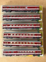 6x Minitrix TEE Personenwagen SNCF