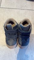 Bisgaard Kinder Lederboots Winterschuhe Gefüttert Dunkelblau