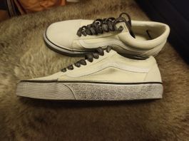 Neue Vans Old Skool, Gr. 40, Used Effekt