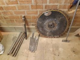 Machines, outillages, burin Montabert etc...