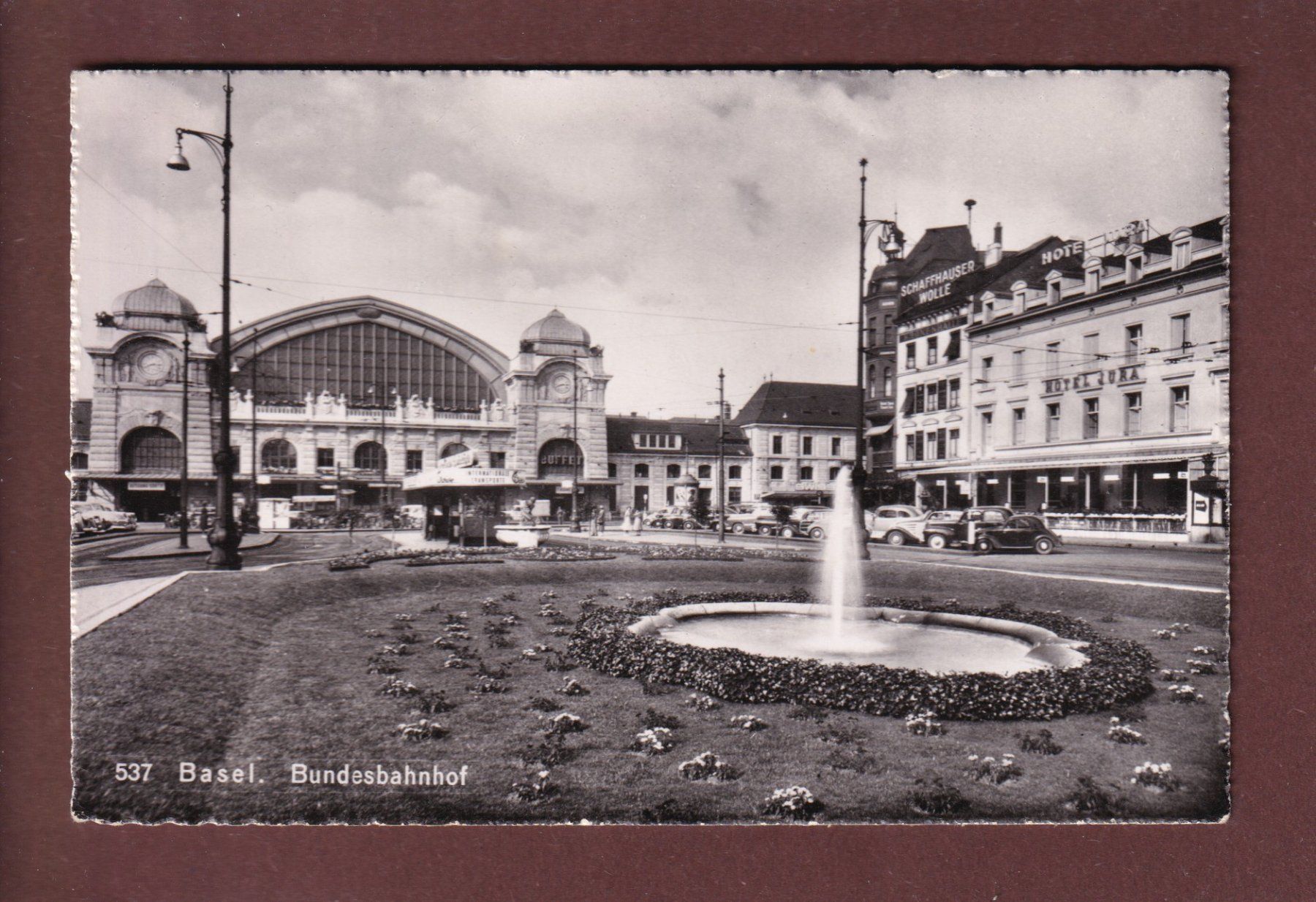 Cartoline postali: BASEL - Bundesbahnhof – Usato da Pully venduto da nicecards