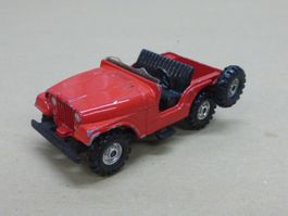 Corgi Jeep CJ-5 Modellauto rot gebraucht guter Zustand