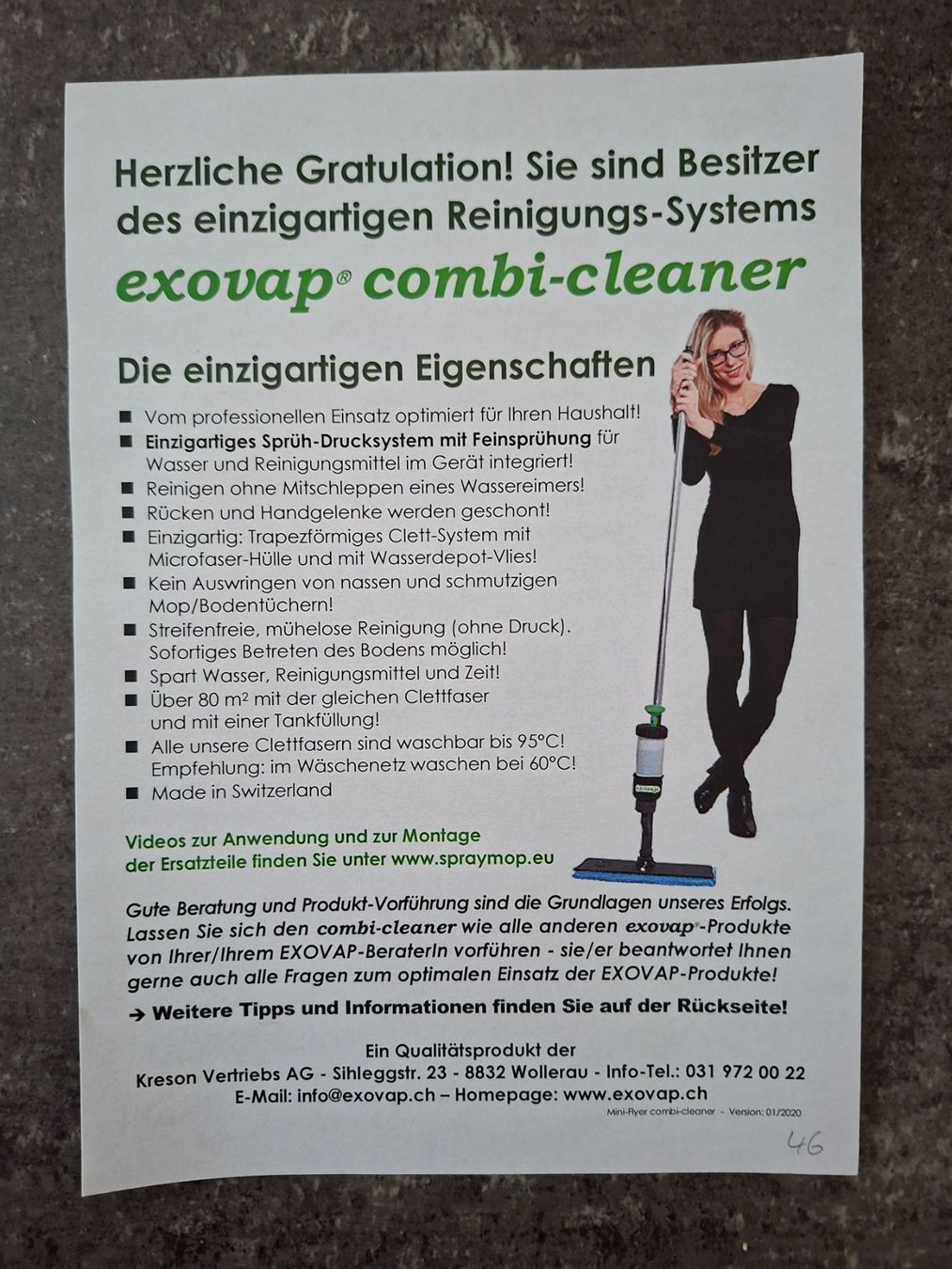 Altro in Apparecchi per la pulizia: Spray - Mopp, Bodenreiniger, Combi- Cleaner – Nuovo e nell'imballaggio originale da Wil SG venduto da son_p6y2 1