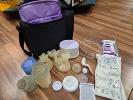 Philips Avent elek.Milchpumpe inkl. Tasche und Zubehör K17