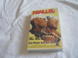 VHS 80s Erstausgabe - Papillon - Steve mc Queen - Action