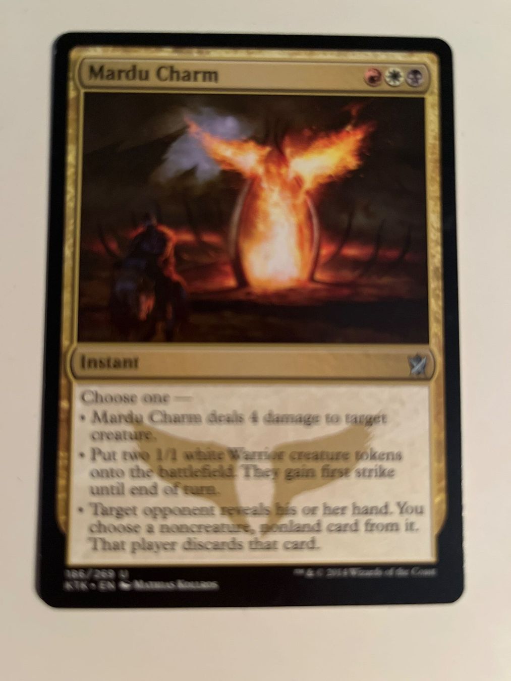 Magic The Gathering Carte collezionabili: 1 x Mardu Charm - Magic: The Gathering - MtG – Usato da Kriens venduto da Shadi1980