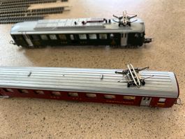 H0 SBB Personenzug mit Elektrolokomotive und 6 Wagen