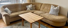 Ecksofa beige