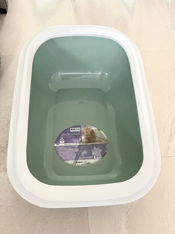 Extra Hohe Katzentoilette Jumbo - Mit Streuschaufel Ohne Deckel