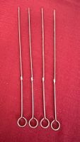 4 x Grillspiess Edelstahl, ideal für den Sommer!