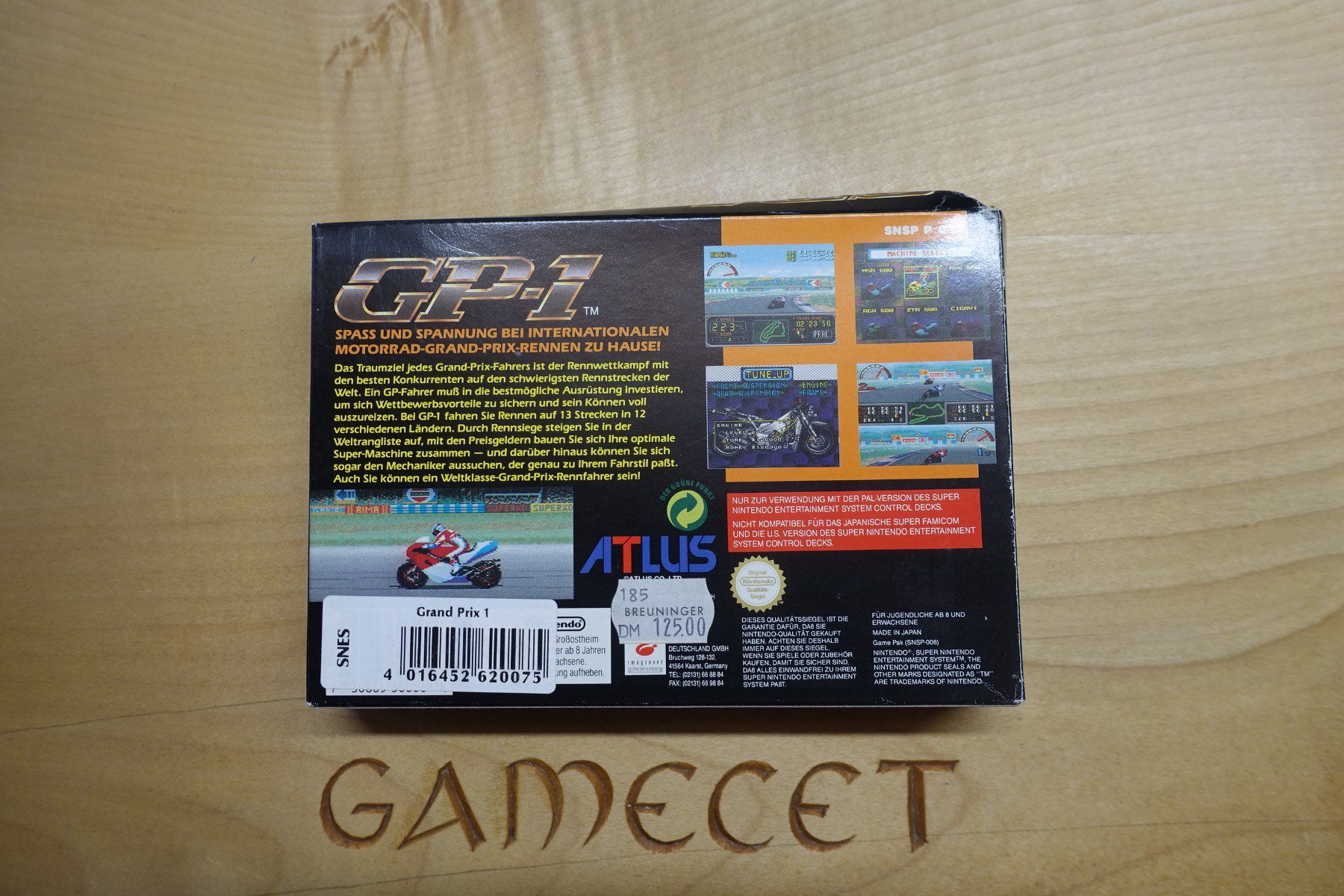 Nintendo Giochi: GP-1 – Usato da Steinach venduto da Gamecet 5