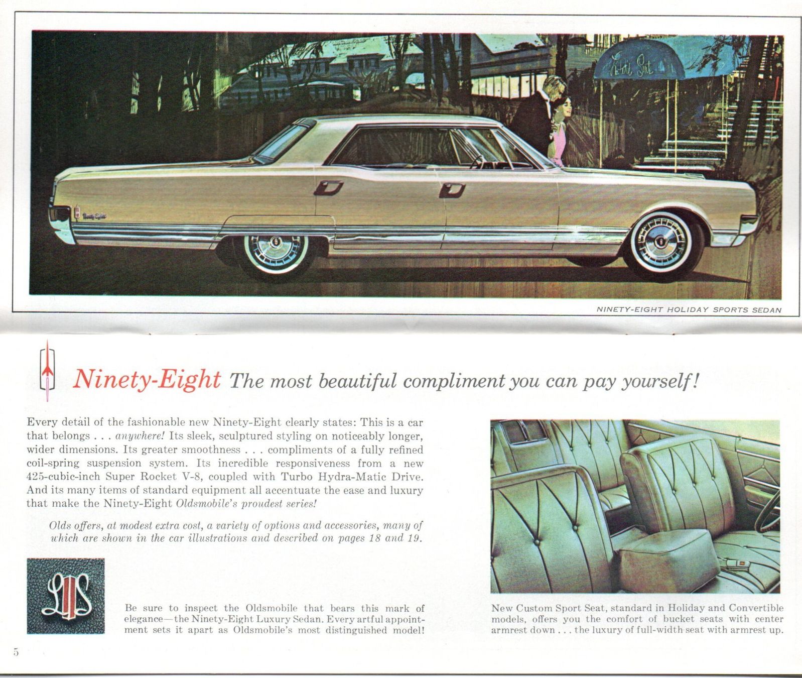 Oldsmobile Documenti: Oldsmobile Modellprogramm 1965 - Original-Prospekt – Usato da Malans GR venduto da Chueche427 2