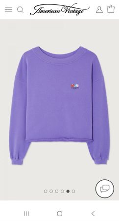 American Vintage - Sweat Atubay violet 