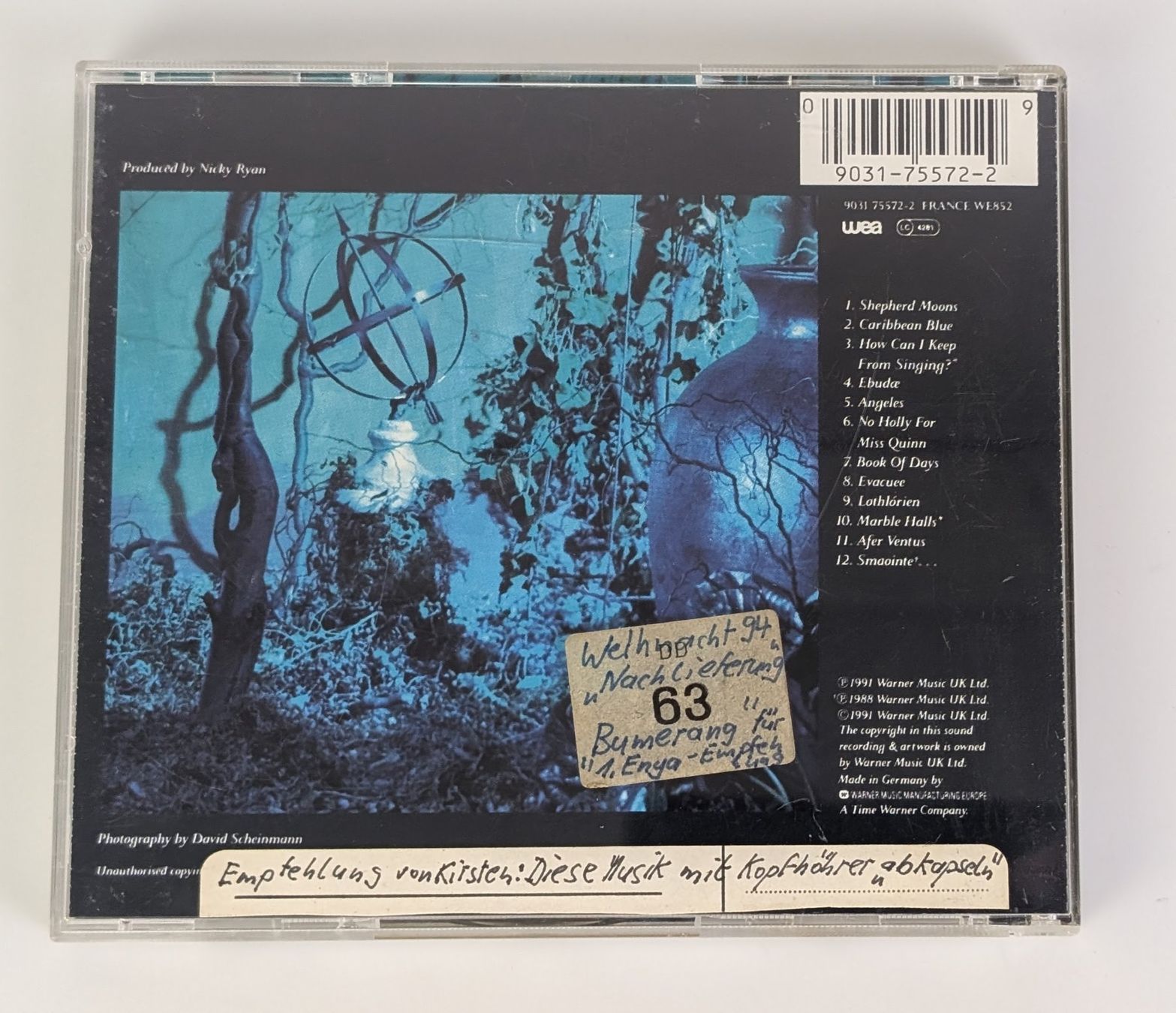 CD: Enya - Shepherd Moons CD - Seltenes Album - Top – Usato da Zürich venduto da 1.Simon 1