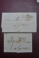 3 lettres France 1858 - 1840