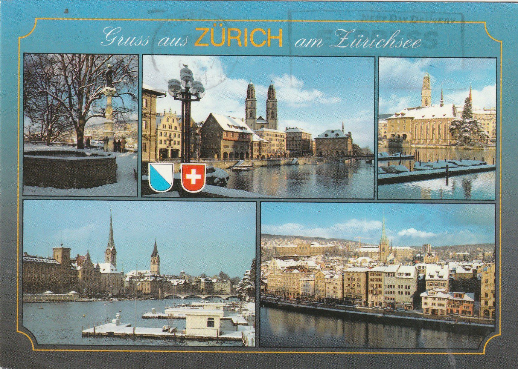 Cartoline postali: Zürich MBK – Usato da Lumbrein venduto da made02