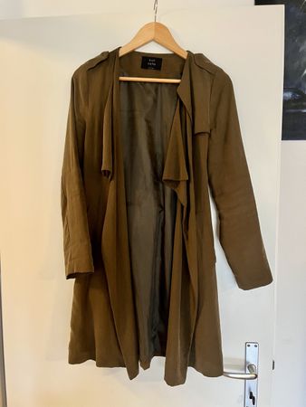 Designer-Mantel von "Black Stalker" - Grösse M