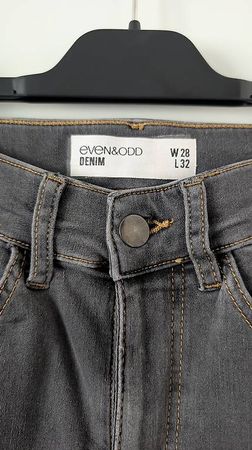 Graue Skinny Jeans 28/32