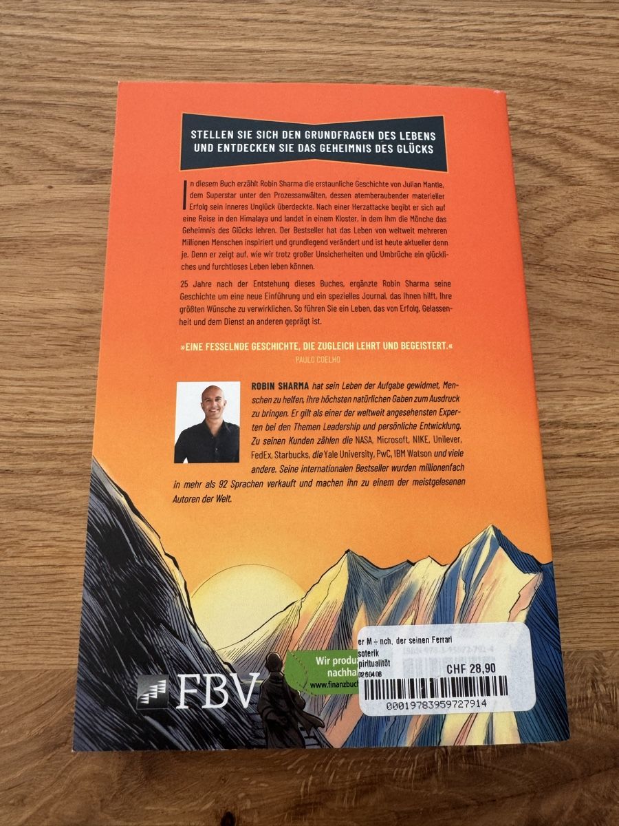 Libri: Der Mönch, der seinen Ferrari verkaufte – Usato da Frutigen venduto da _.Anja.B._ 1