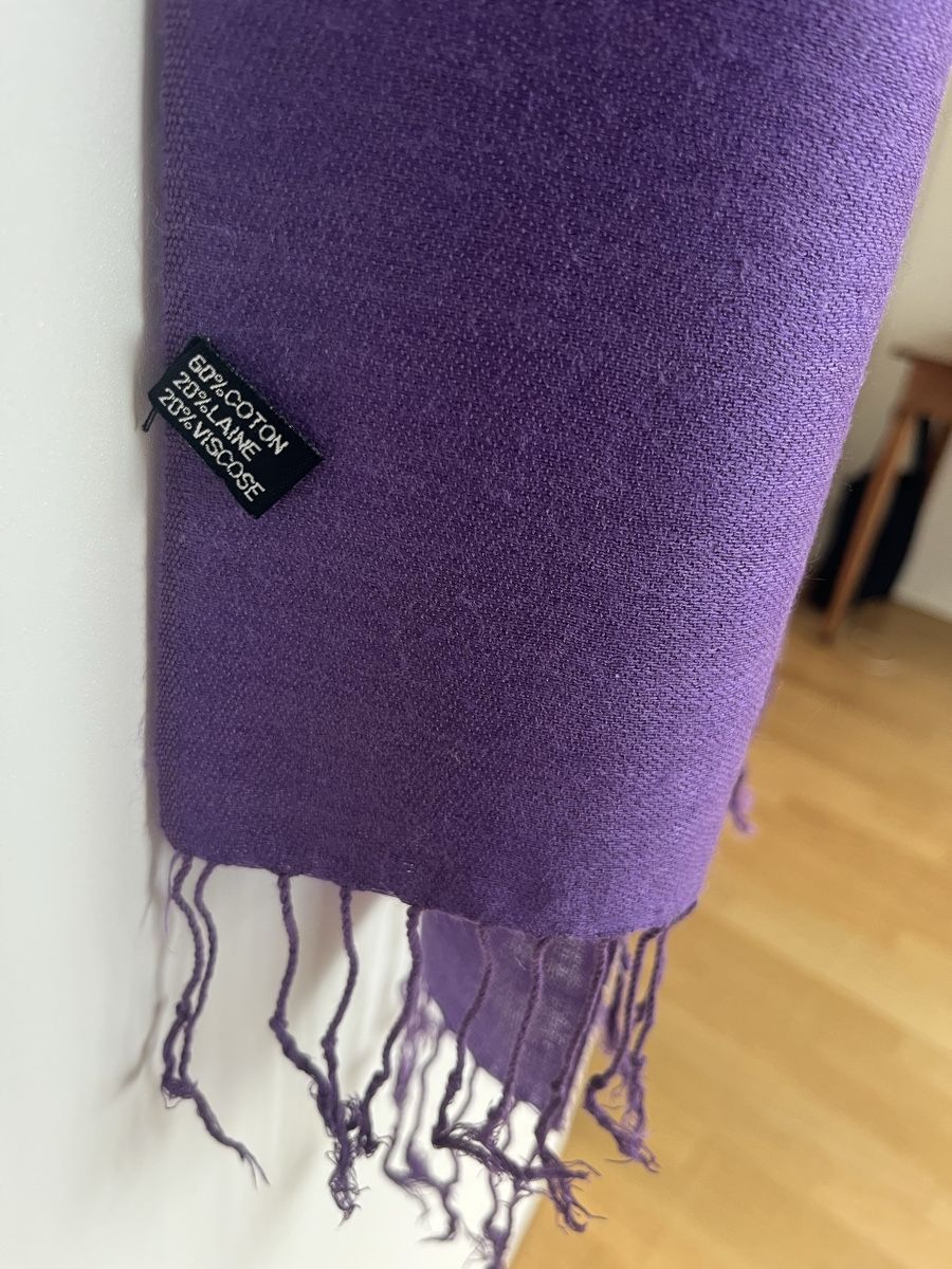 Foulards, Tücher & Schals: Pashmina violette  – Gebraucht aus Neuchâtel von Ariane_vn00 3