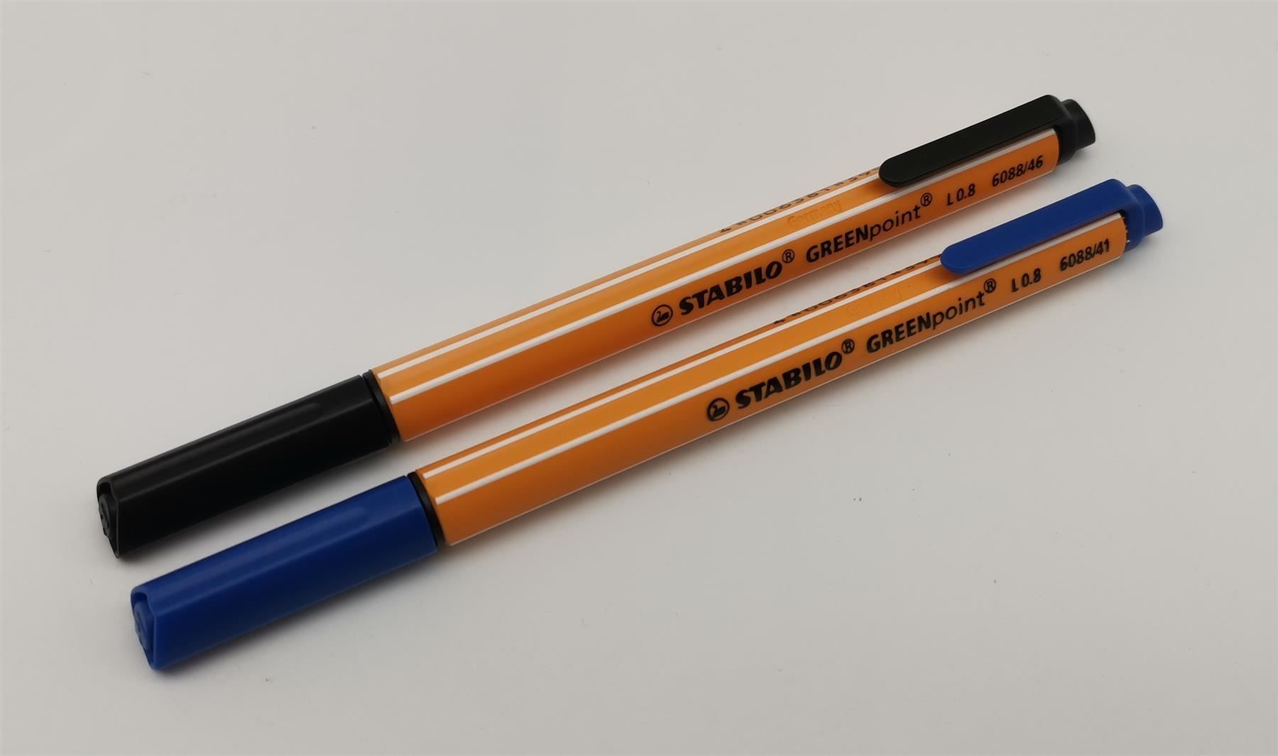 Penna & Evidenziatori: STABILO GREENpoint L0.8 / blau & schwarz – Nuovo e nell'imballaggio originale da Niederglatt ZH venduto da K1r7