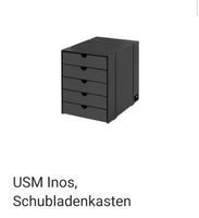 Schubladenkasten USM Inos mit 5 Schubladen schwarz