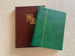 2 Alben mit Briefmarken