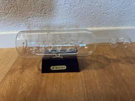 Segelschiff in Glasflasche - Flaschenschiff