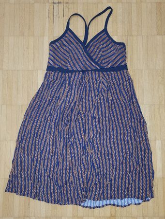 14. Robe d'été Jaspal rayée, croisée, taille M