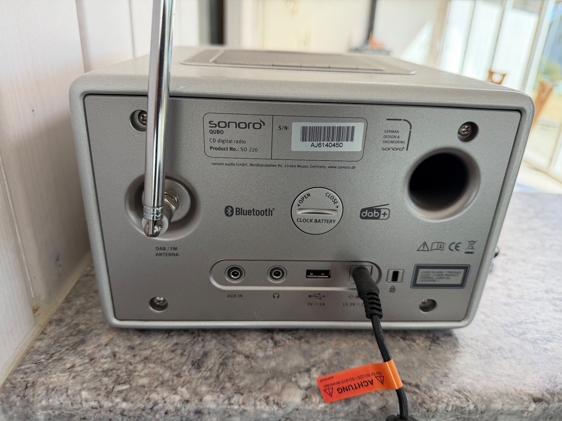 Sonoro Radio: Radiowecker mit CD Sonoro Cubo – Usato da Trimbach venduto da jaeggpa1 3