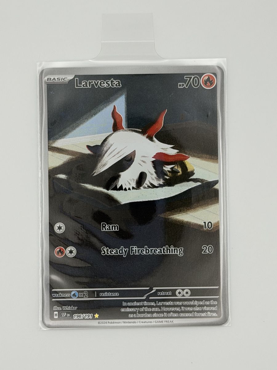 Pokémon Sammelbilder & Trading cards: Pokémon Larvesta 196/191 – Neu (gemäss Beschreibung) aus Uster von EDM1903