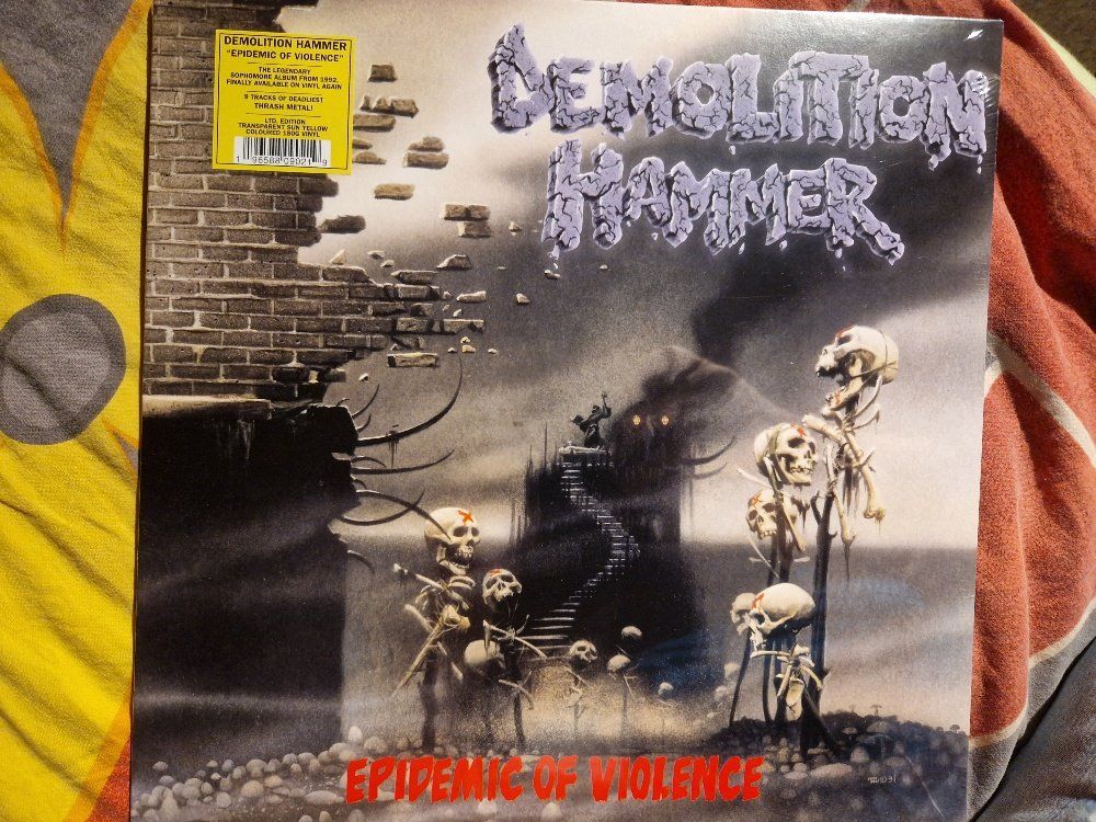 Demolition Hammer Epidemic Of Violence Yellow Vinyl! Kaufen auf