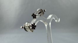 Ohrstecker mit Rubin in 750 Gold / 18 Karat