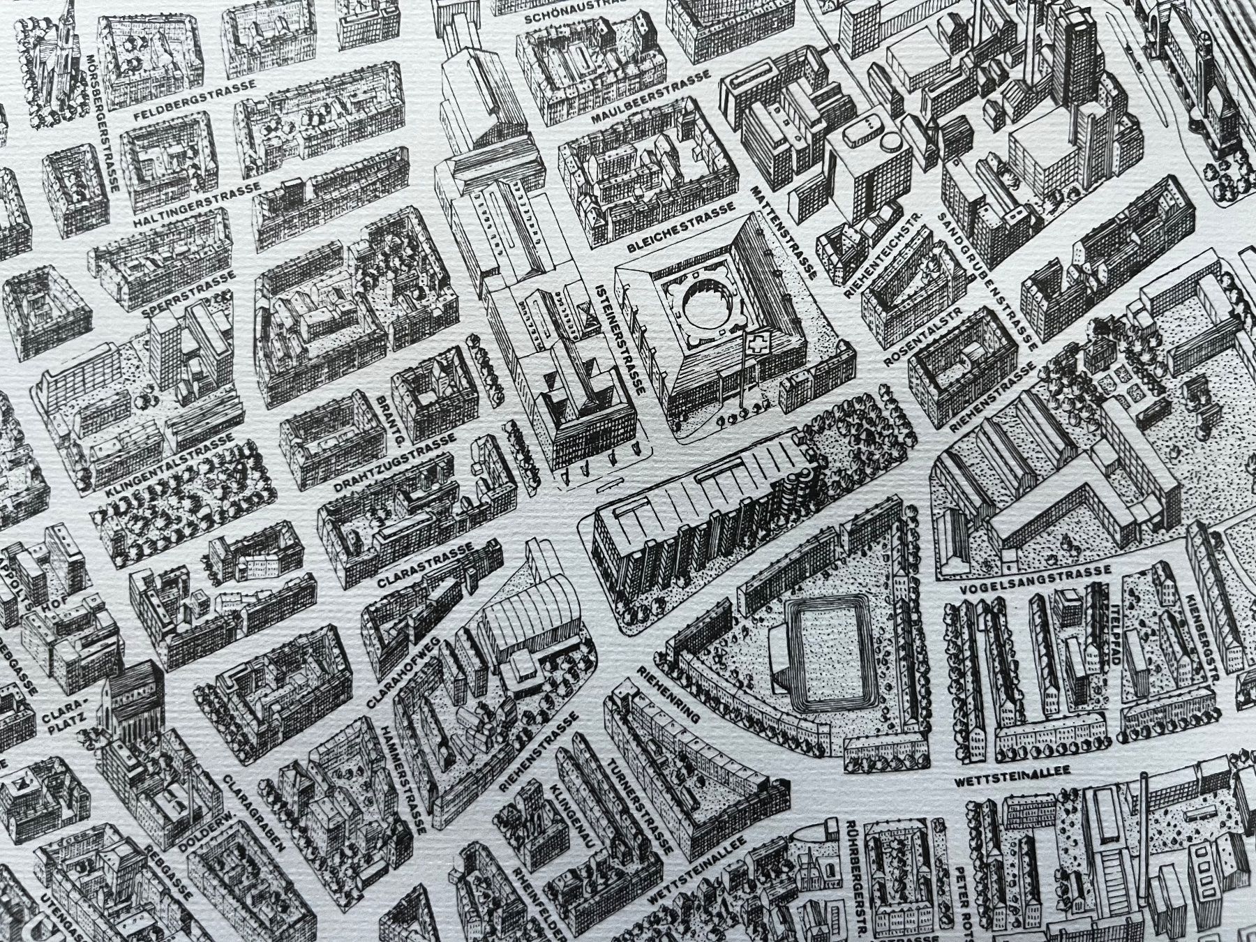 Cartine & Atlanti: Seltener und sehr besonderer Basler Stadtplan – Usato da Basel venduto da pat_yp5k 1