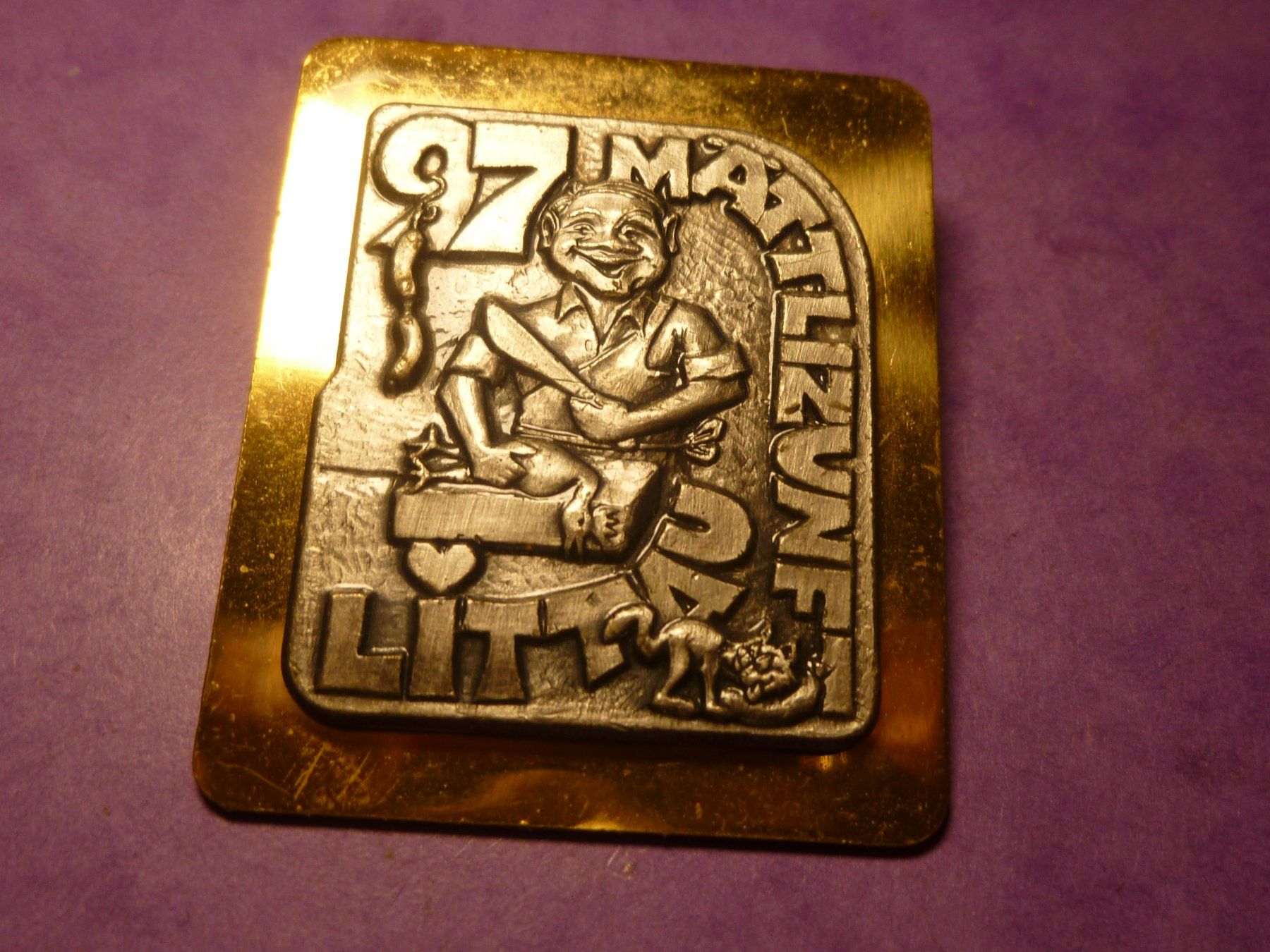 Plaketten & Abzeichen: LITTAU 1998 GOLD – Gebraucht aus Ried (Muotathal) von Mandarin02