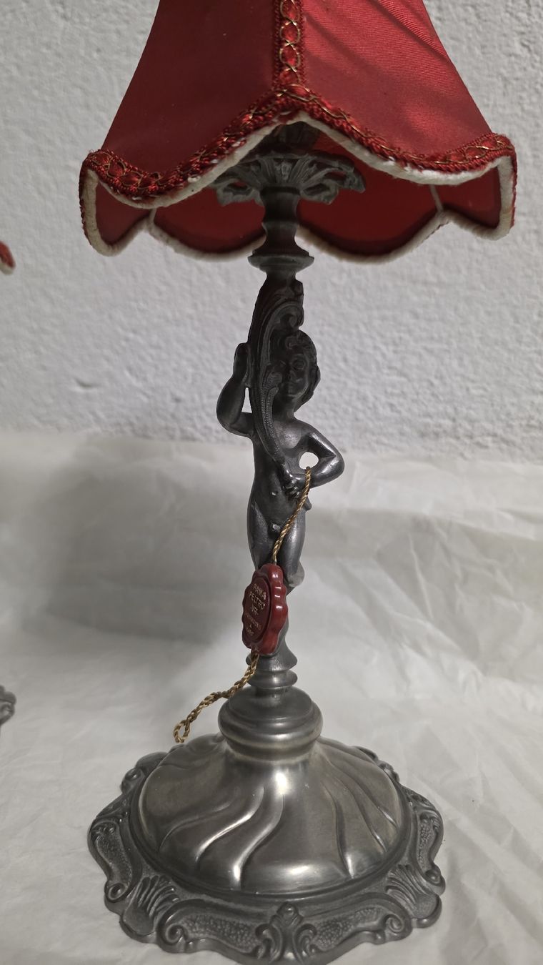 Lampade: Tischlampen Paar, Engel – Usato da Zürich venduto da anna.caterina 2
