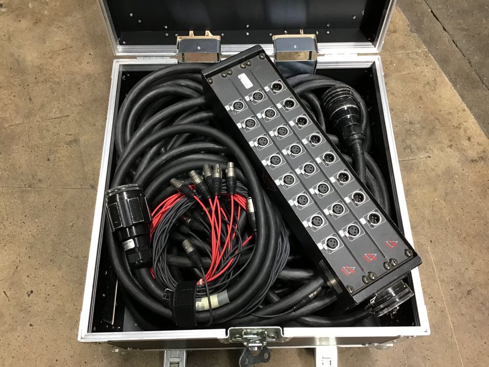 Multicore Kabel 50m Stagebox 16/8 XLR inkl. Case (Gebraucht) in ...