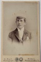 CDV Student an Universität Basel, 1898 - Studenten Zofingia