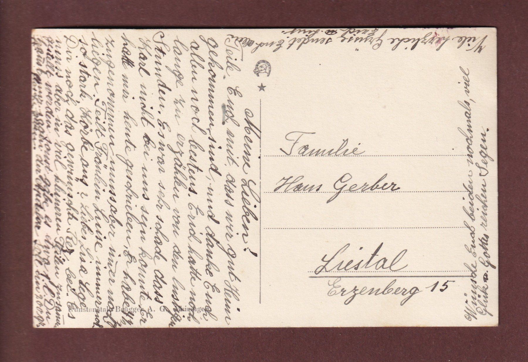 Cartoline postali: STEINGLETSCHER - Gwächtenhorn – Usato da Pully venduto da nicecards-shop