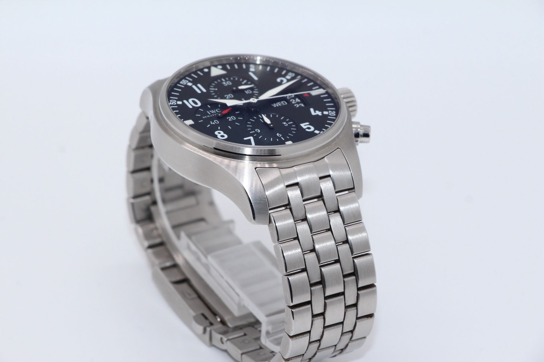 IWC Orologi: IWC Fliegeruhr Day-Date Chronograph Ref. IW377701, Full-Set – Usato da Zug venduto da eMDi_Collection 2