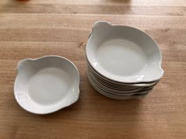 12 Raviers en porcelaine de Langenthal, parfait état