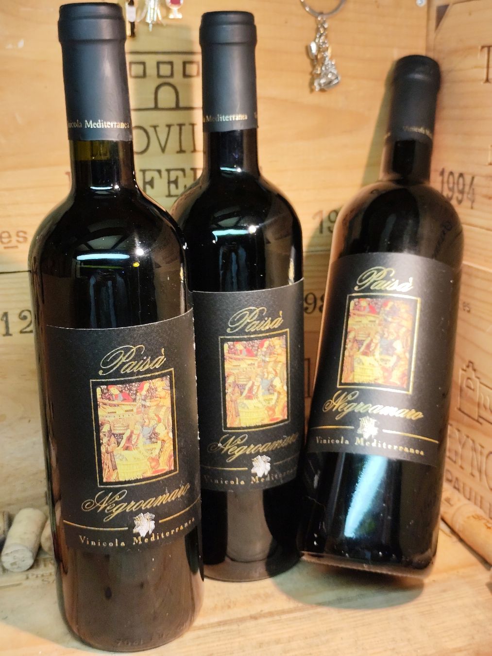 Vino: 3 x 2009 Rossso Salento Negroamaro – Nuovo e nell'imballaggio originale da Büsserach venduto da Vintage-vins 3