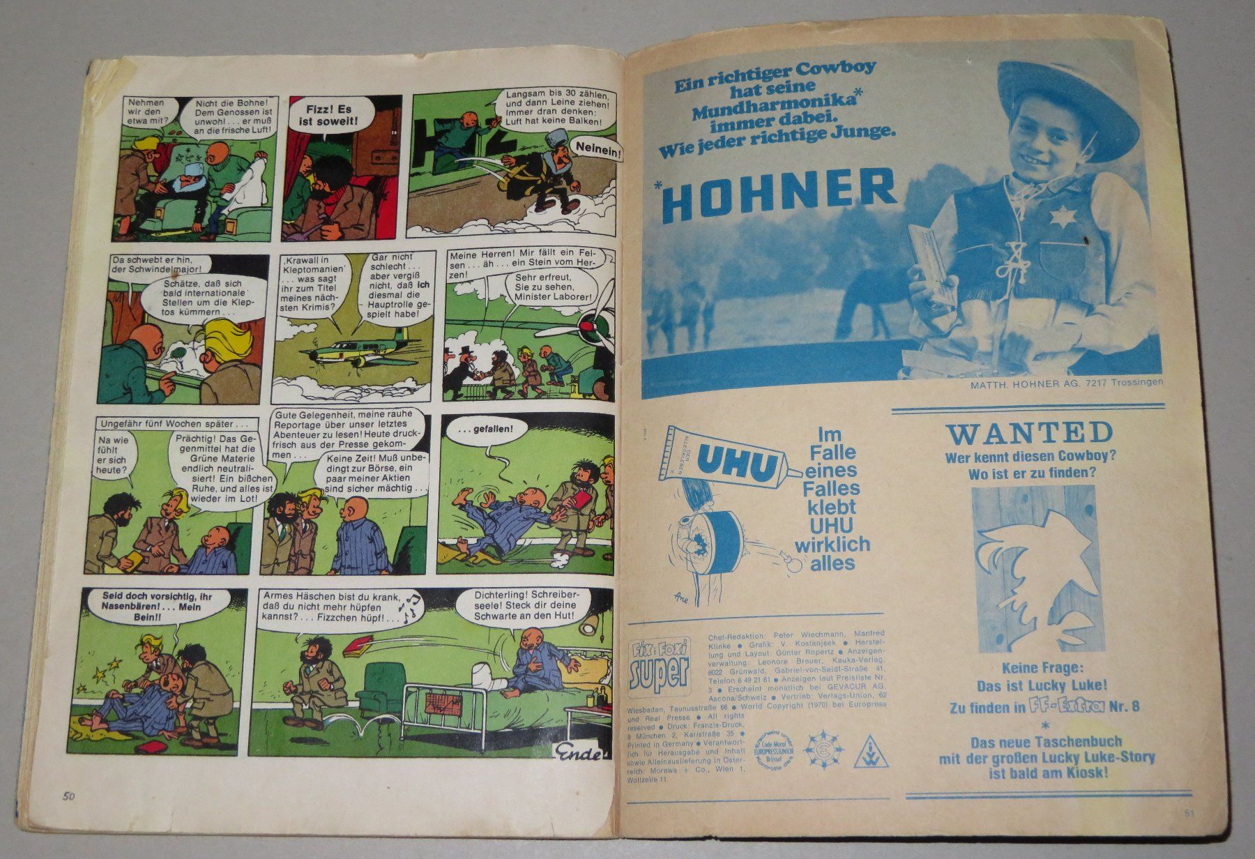 Fumetti: Fix und Foxi super Nr. 34, Comic um 1970 – Usato da Oberriet SG venduto da Manick 4