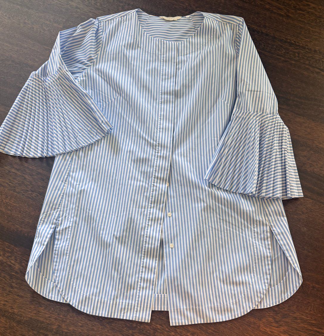 Vestiti: Baumwoll Kleid mit Streifen – Usato da Zürich venduto da inf_n82r
