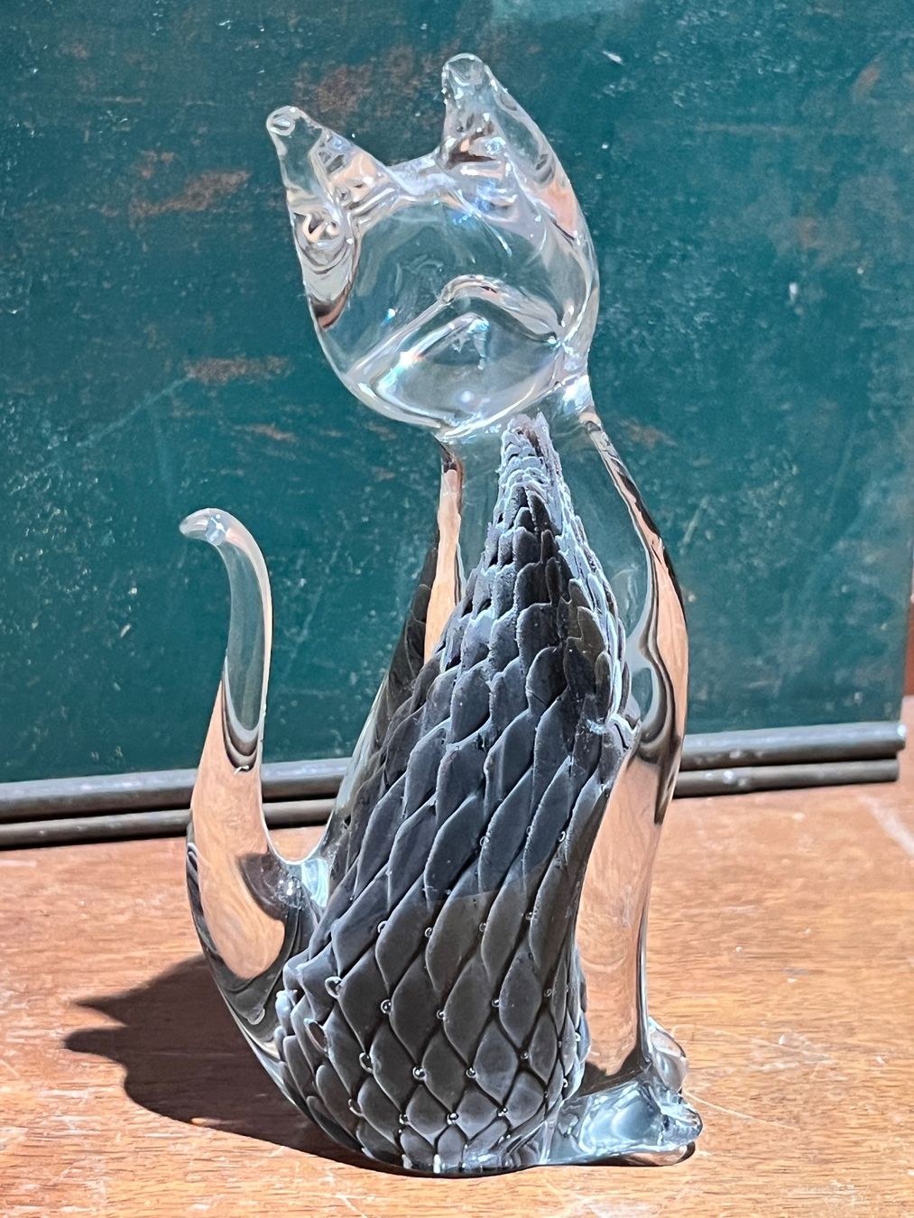 Murano Figuren: Vintage Katze Murano Glas, Tier Figur – Gebraucht aus Otelfingen von Markthalle_C 1