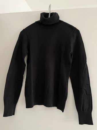 Rollkragenpullover schwarz