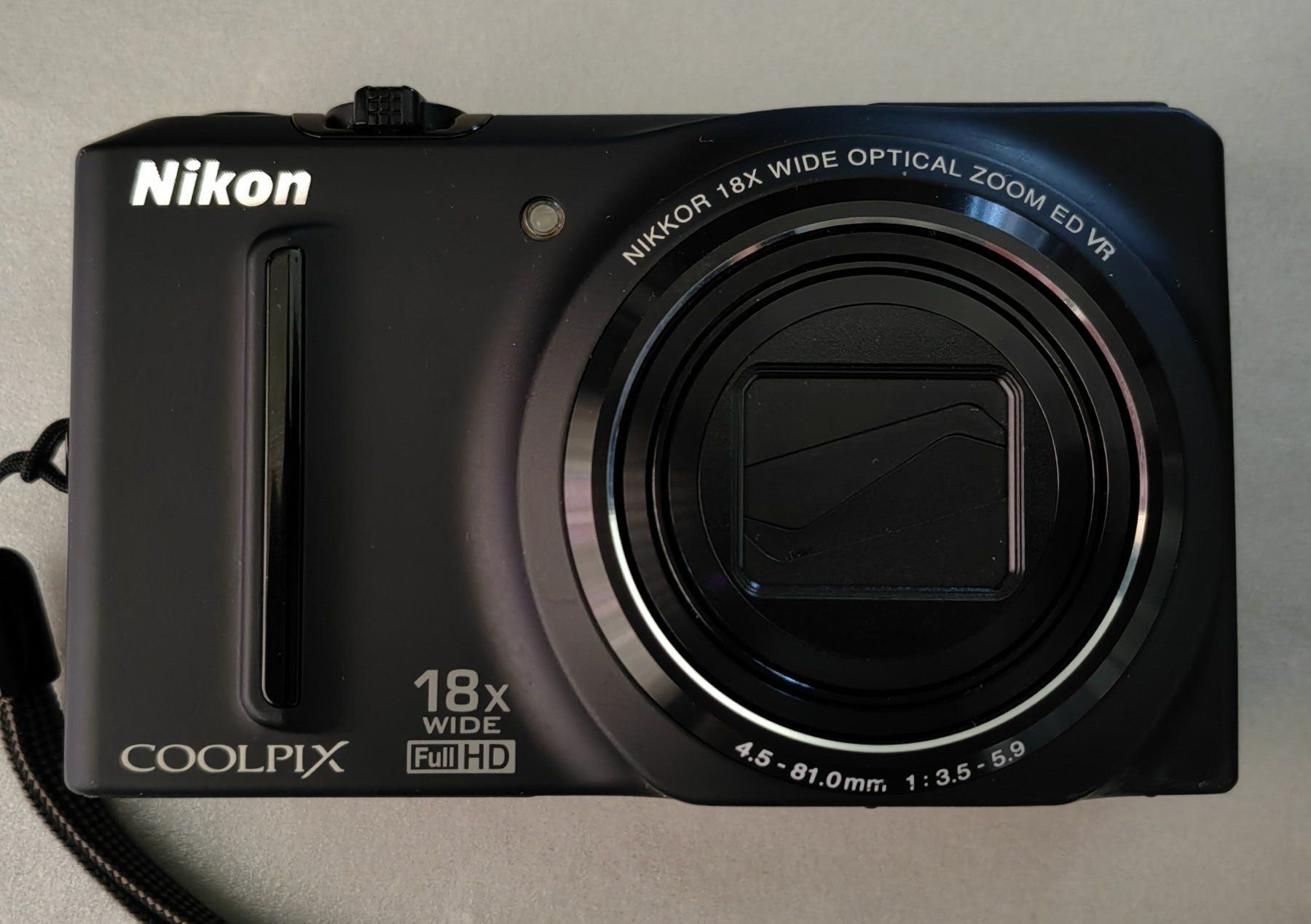 Nikon Fotocamera: Nikon Coolpix S9100 black – Usato da Weiningen ZH venduto da Schmacki