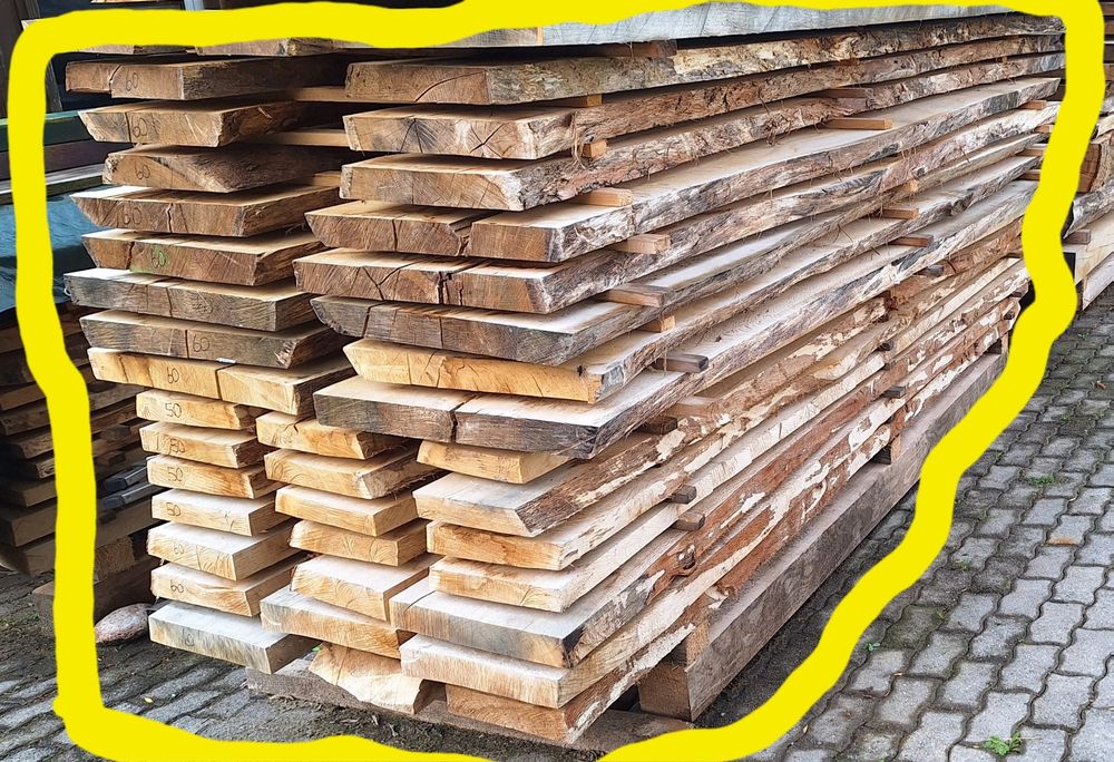 Articoli in legno: Eichenbretter 50 & 60mm Stärke – Nuovo (secondo la descrizione) da Waldkirch venduto da bauprofi87 2